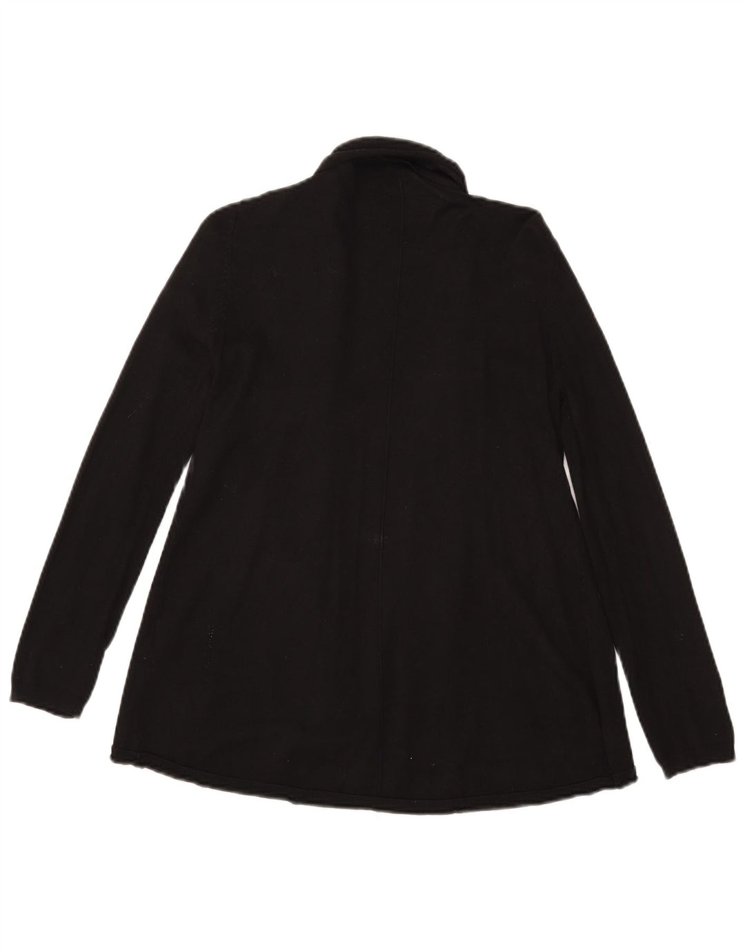 Maglione cardigan aperto da donna Zara UK 10 piccolo in viscosa nera