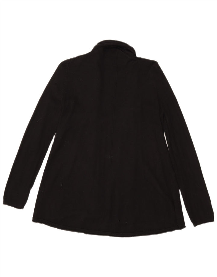 Maglione cardigan aperto da donna Zara UK 10 piccolo in viscosa nera
