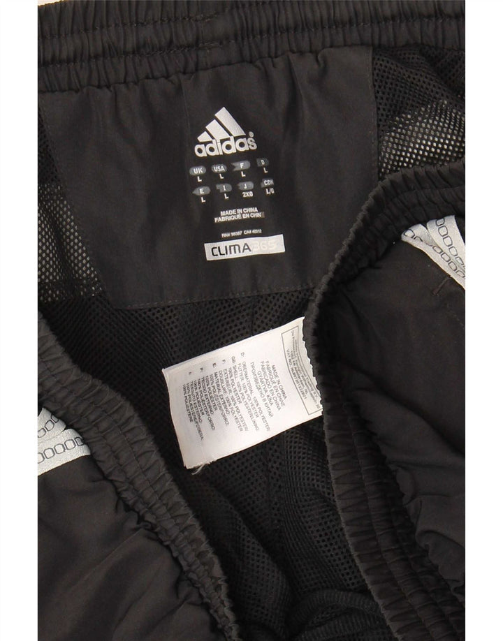 Pantaloncini sportivi Adidas Clima 365 Bermuda da uomo grandi in poliestere nero
