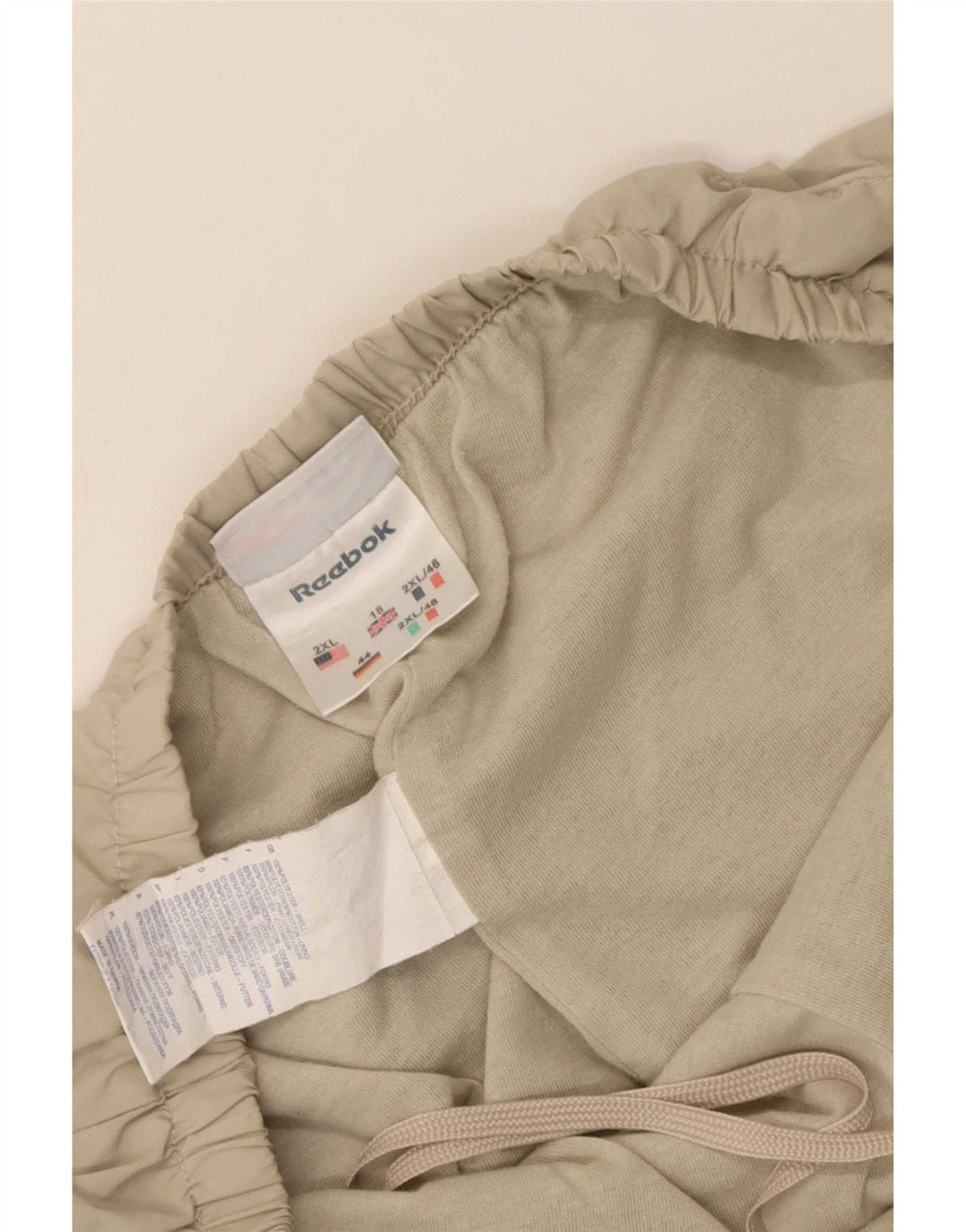 Pantaloni della tuta da donna Reebok UK 18 XL Beige Poliestere