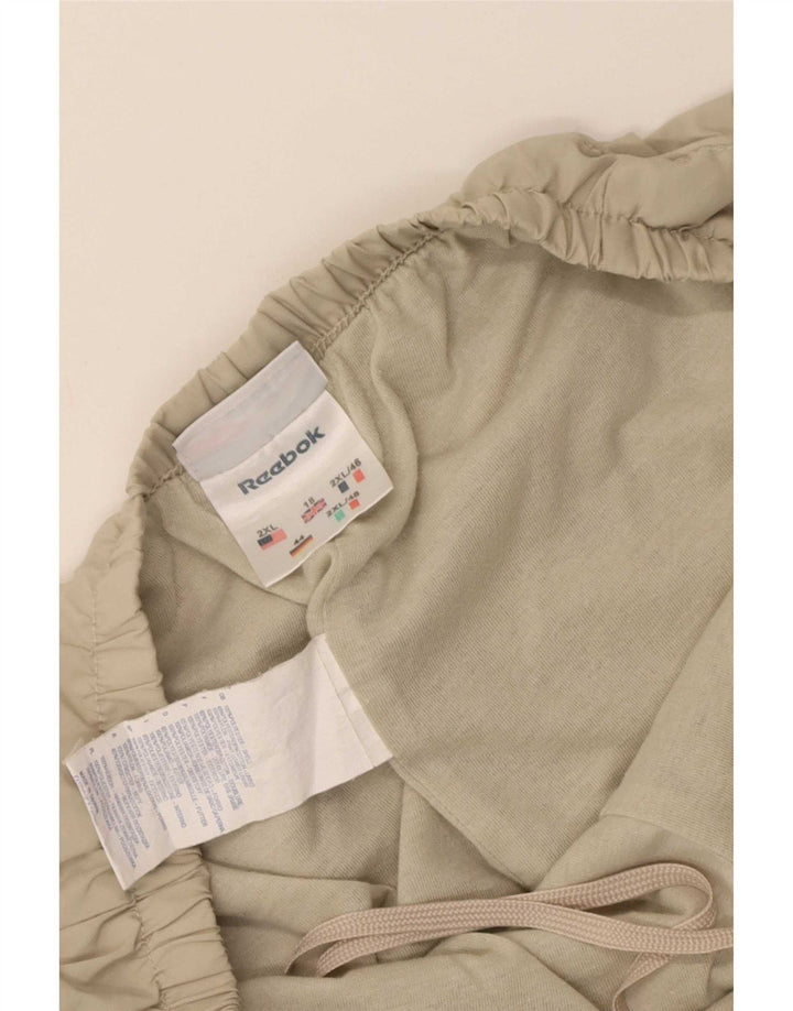 Pantaloni della tuta da donna Reebok UK 18 XL Beige Poliestere