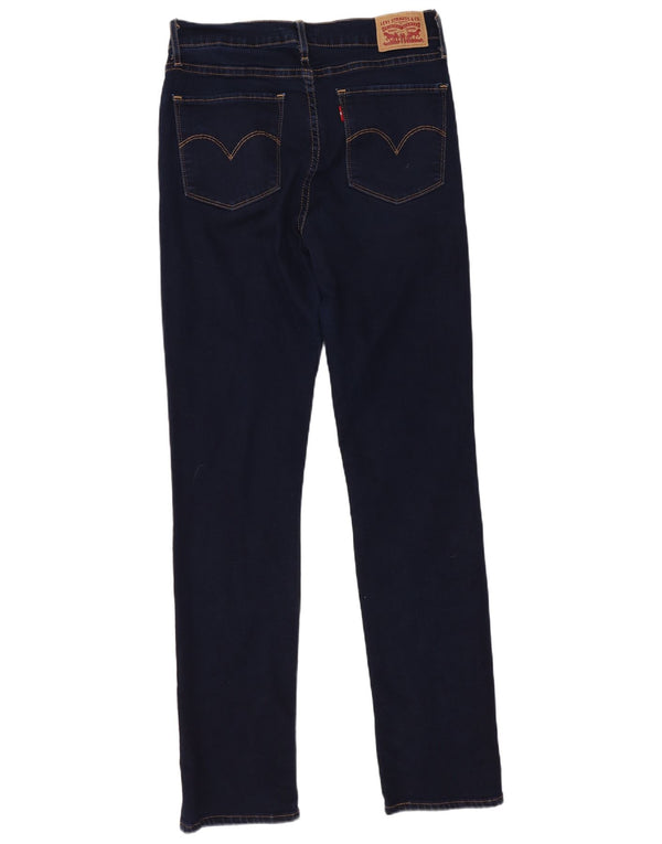 Jeans dritti a vita alta Levi's 724 da donna W30 L30 in cotone blu