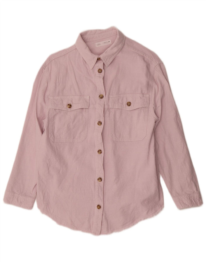 Maglia Zara Bambina 13-14 Anni Cotone Rosa