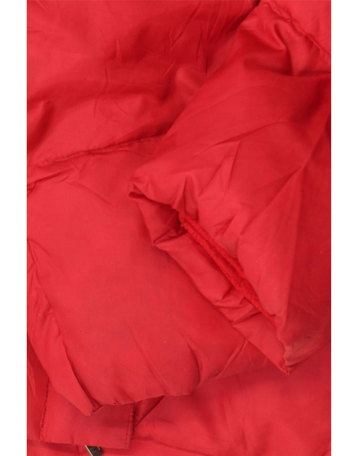 Giacca imbottita da donna Eddie Bauer UK 16 grande poliestere rosso
