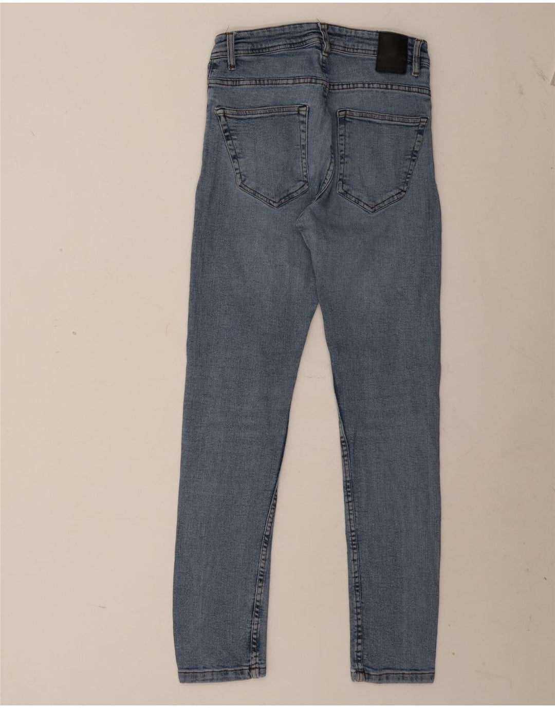 Jeans slim da uomo ZARA EU 38 Small W30 L28 Blu