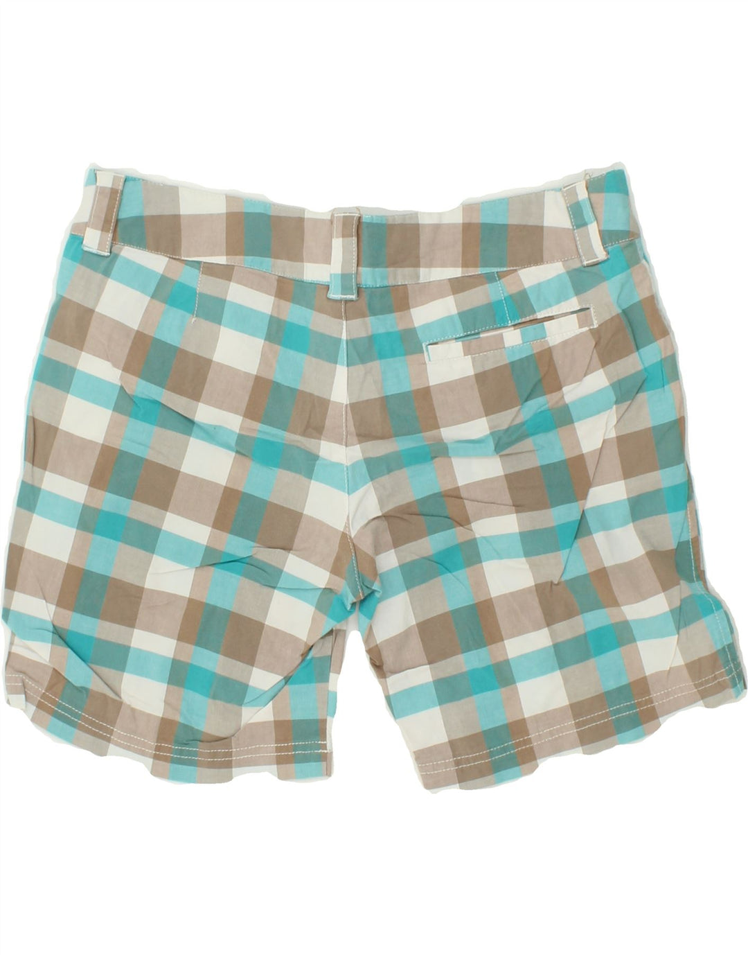 OAKLEY Womens Casual Shorts US 6 Medium W32  Blue Check Vintage Oakley and Second-Hand Oakley from Messina Hembry 