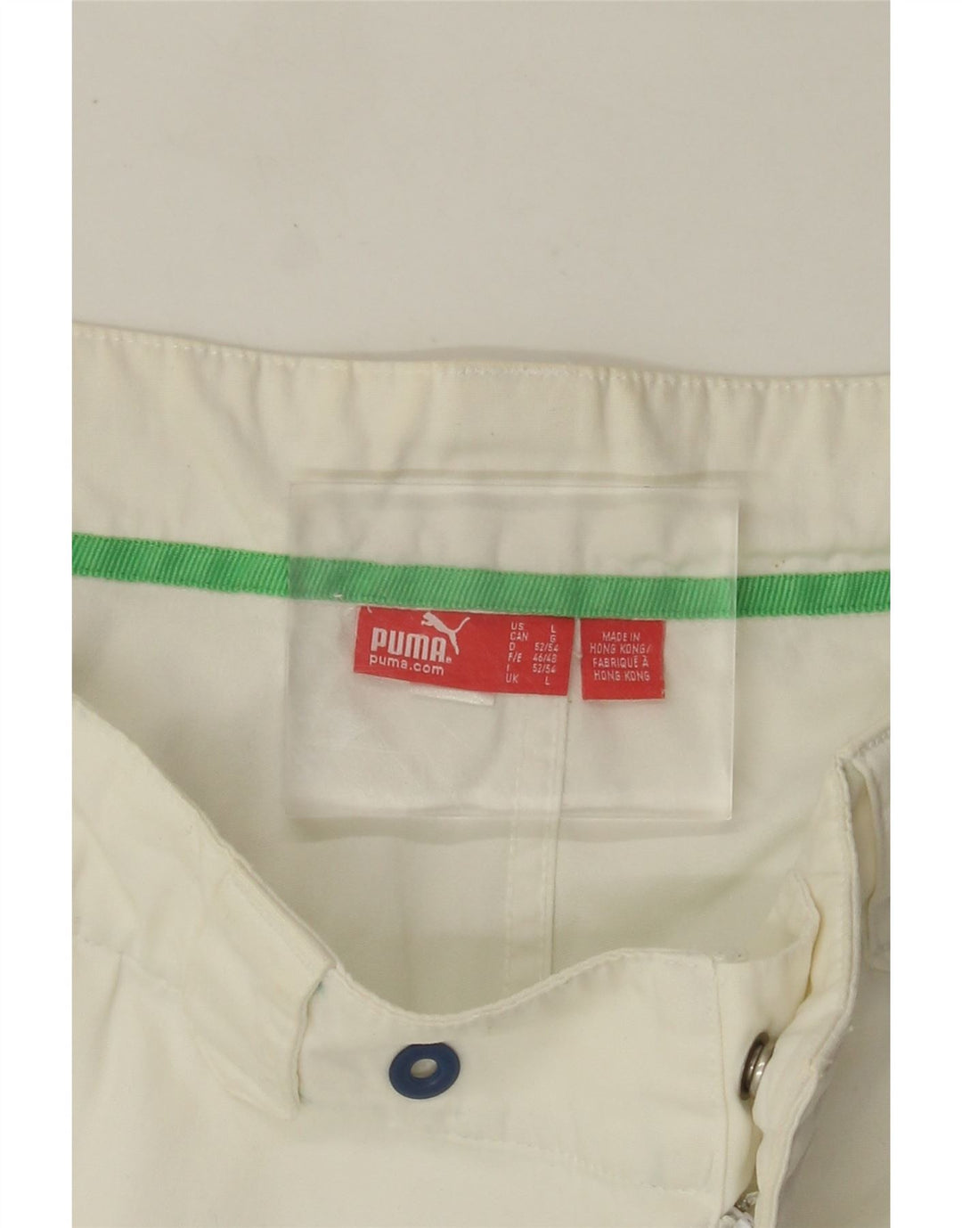 Pantaloncini chino da uomo Puma Large W34 bianchi