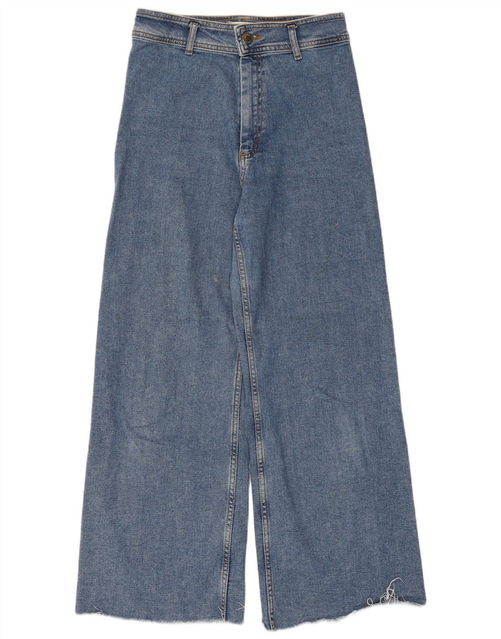 Jeans Zara da donna a gamba larga EU 40 medio W30 L29 blu