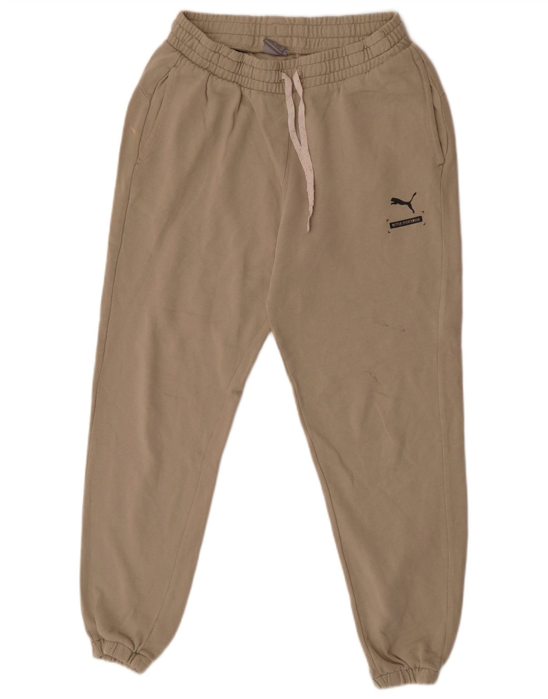 Pantaloni da tuta da uomo Puma Joggers in cotone beige medio