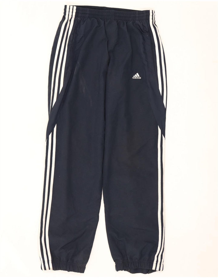 Pantaloni da tuta da uomo Adidas Joggers piccoli in poliestere blu navy