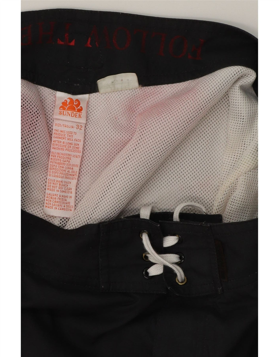 Pantaloncini da bagno da uomo SUNDEK Poliestere floreale grigio medio