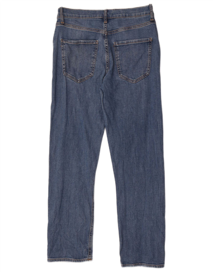 Jeans dritti da donna Zara EU 40 medio W30 L27 cotone blu