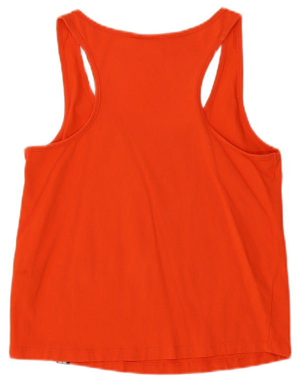 Canottiera grafica da donna Ellesse UK 6 XS arancione cotone