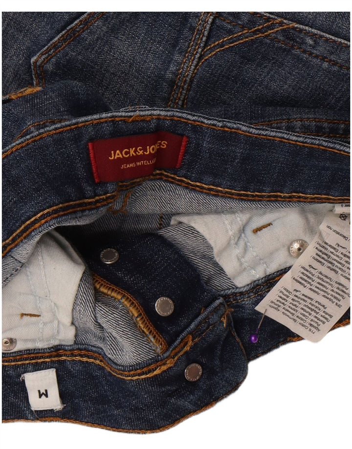 Pantaloncini di jeans da uomo Jack & Jones medi W32 cotone blu