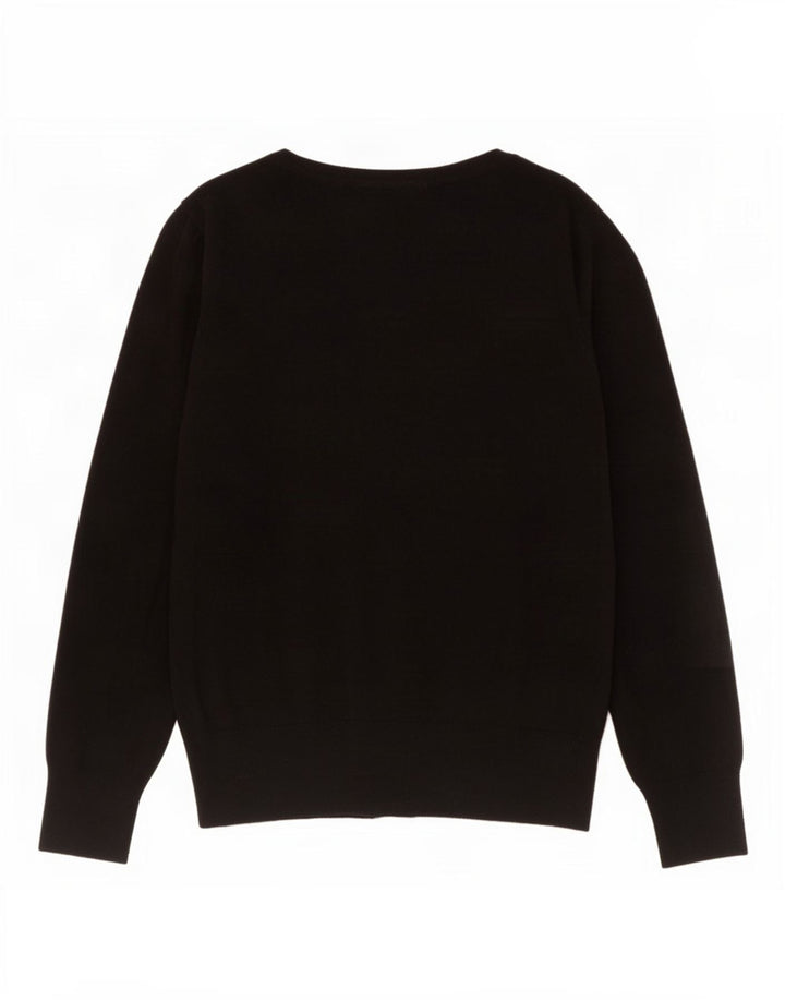 Maglione cardigan da donna Marks & Spencer UK 10 piccolo nero
