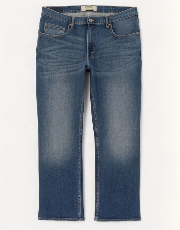 Jeans dritti da uomo Wrangler W36 L30 cotone blu