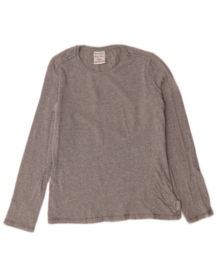 CHAMPION Maglia da donna Heritage Classics a maniche lunghe UK 10 Small Grigio