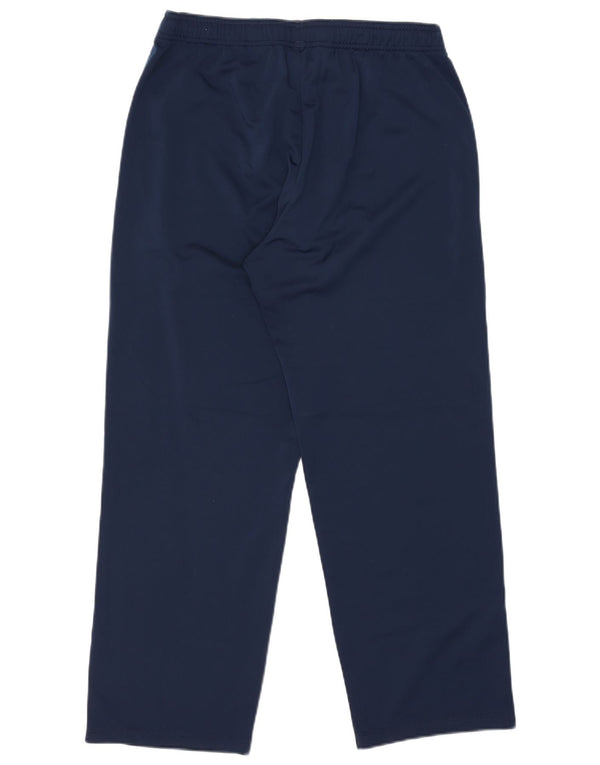 Pantaloni da tuta da uomo Adidas UK 42/44 Large Blu Navy Poliestere