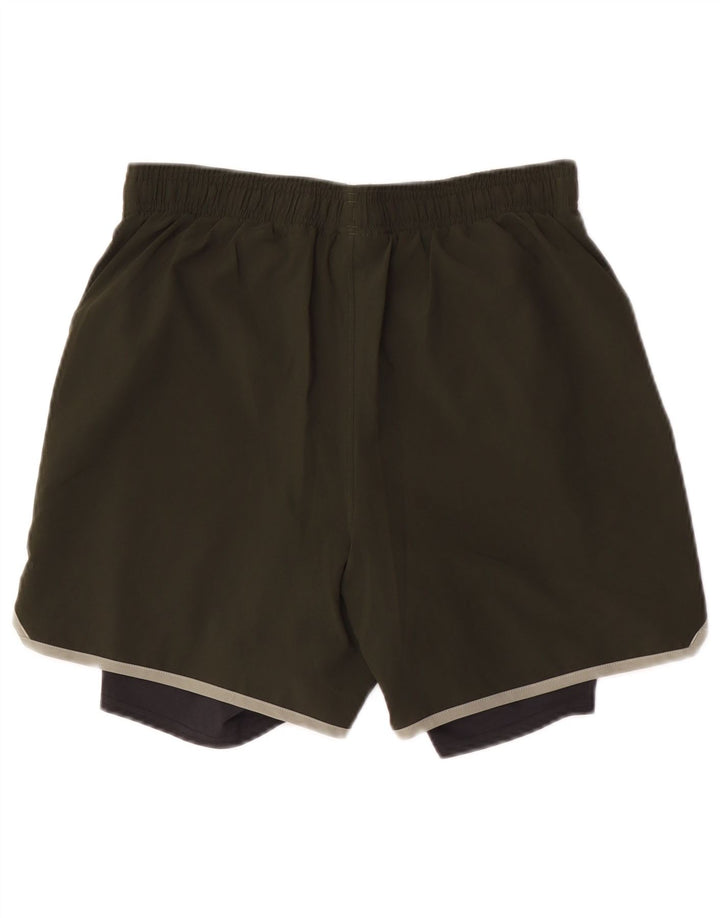 Pantaloncini sportivi Under Armour da uomo Heat Gear medio cachi