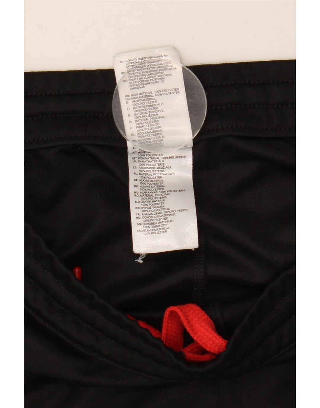 Pantaloni da tuta da uomo Adidas Small neri in poliestere