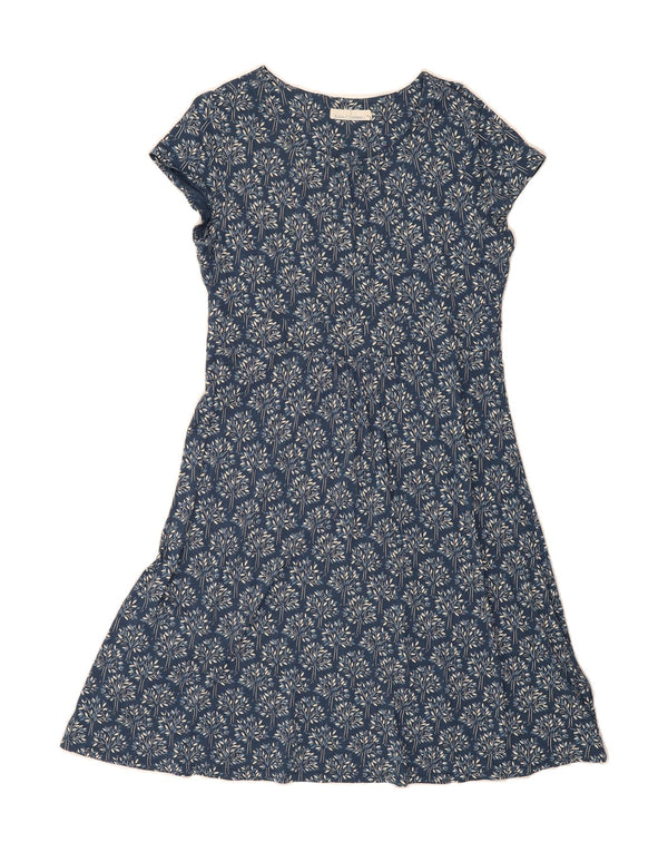SEASALT CORNWALL Womens A-Line Dress UK 16 Large  Blue Floral Viscose