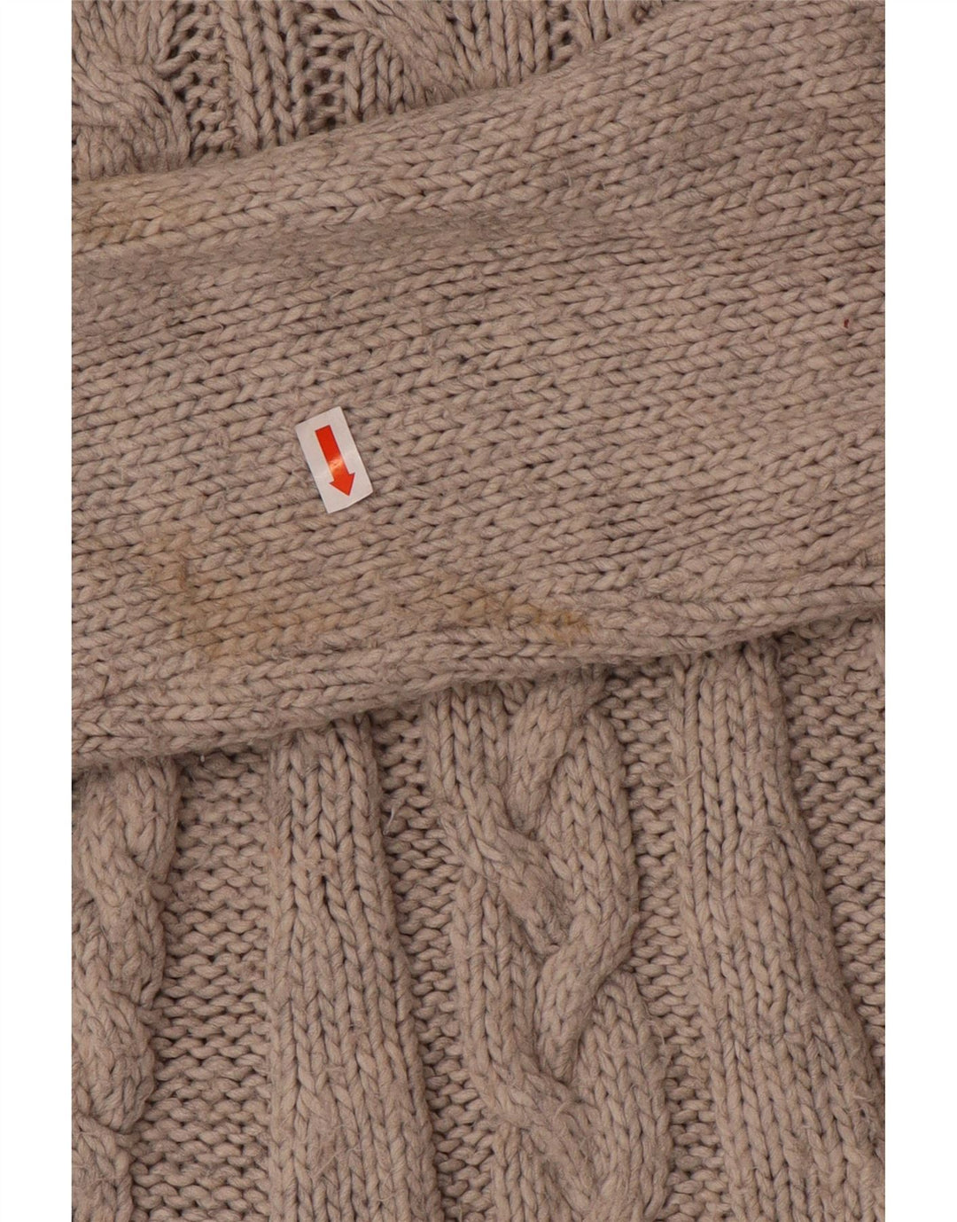 Maglione maglione a collo alto da donna Marks & Spencer UK 10 piccolo acrilico grigio