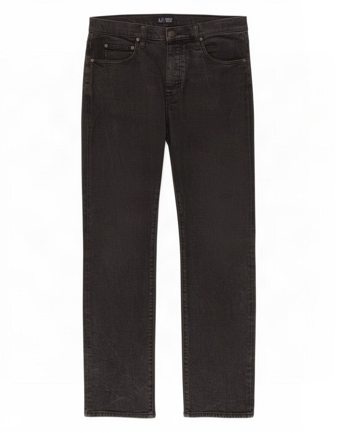 Jeans dritti da donna Armani W32 L33 cotone grigio