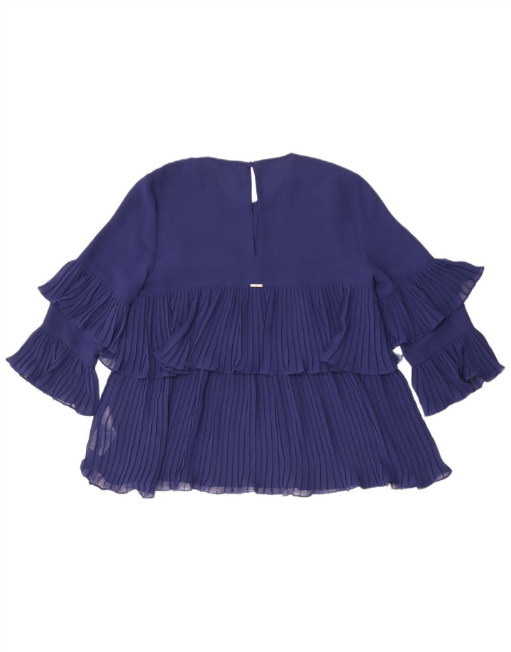 Liu Jo Donna Camicetta Manica 3/4 Top IT 46 Large Blu Navy Poliestere