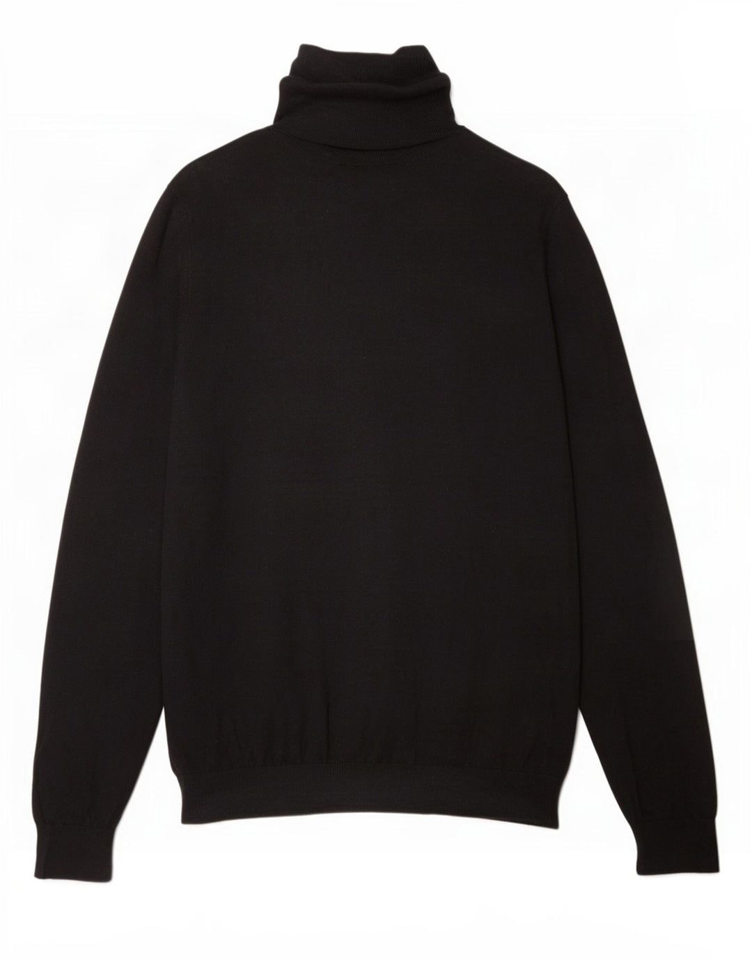 Maglione maglione da donna a collo alto Massimo Dutti UK 16 grande cotone nero