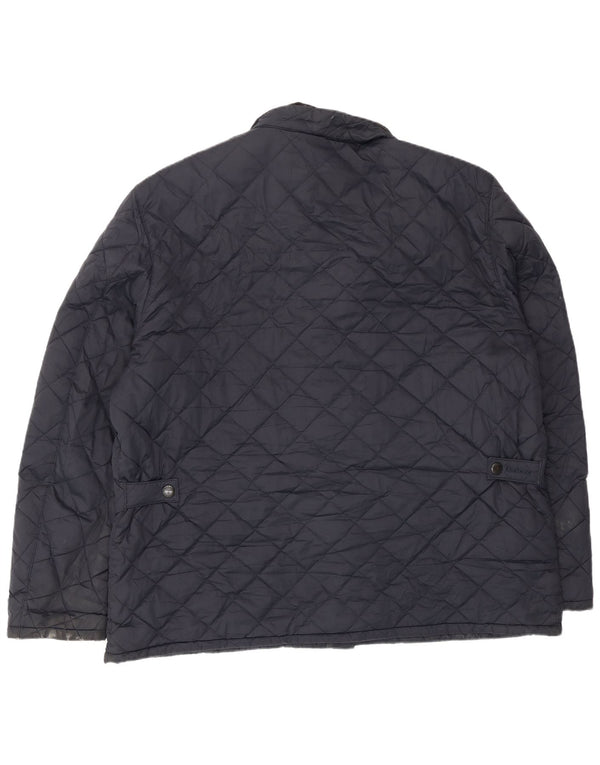 Giacca trapuntata da uomo Barbour UK 44 2XL poliestere blu navy
