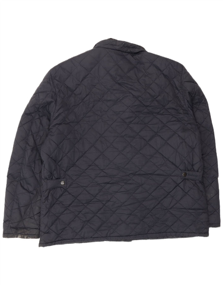 Giacca trapuntata da uomo Barbour UK 44 2XL poliestere blu navy