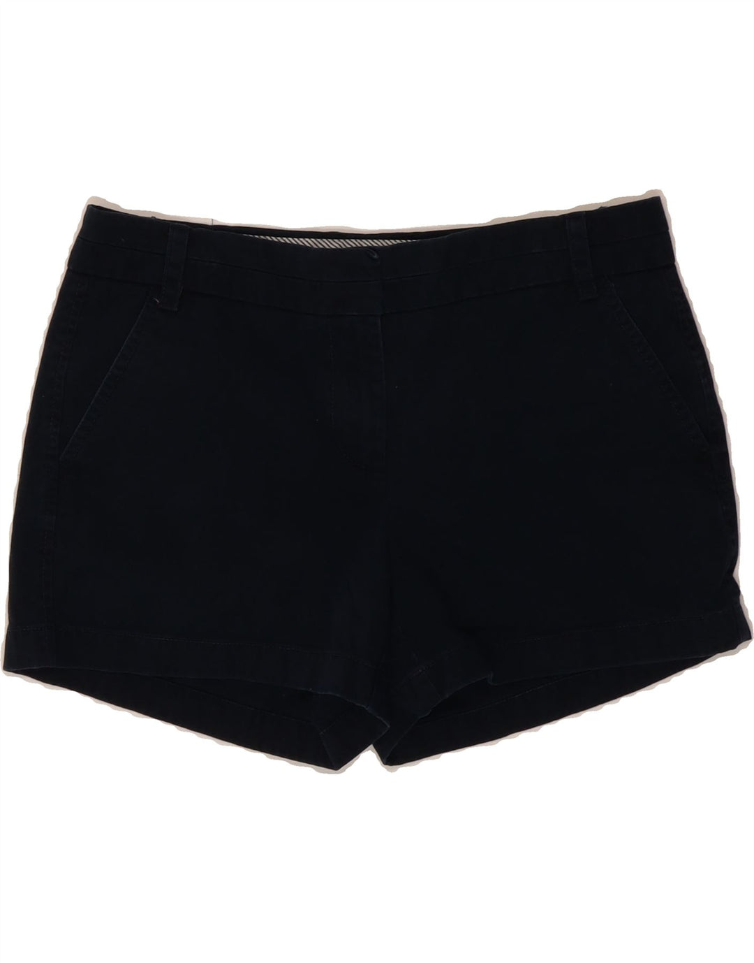 J. CREW Womens Chino Shorts US 6 Medium W32  Navy Blue Cotton Vintage J. Crew and Second-Hand J. Crew from Messina Hembry 