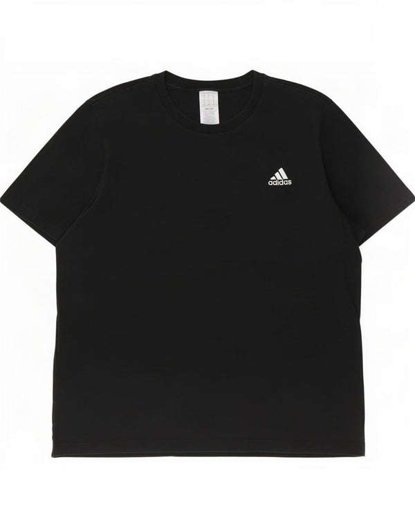 T-shirt da uomo Adidas Top XL in cotone nero