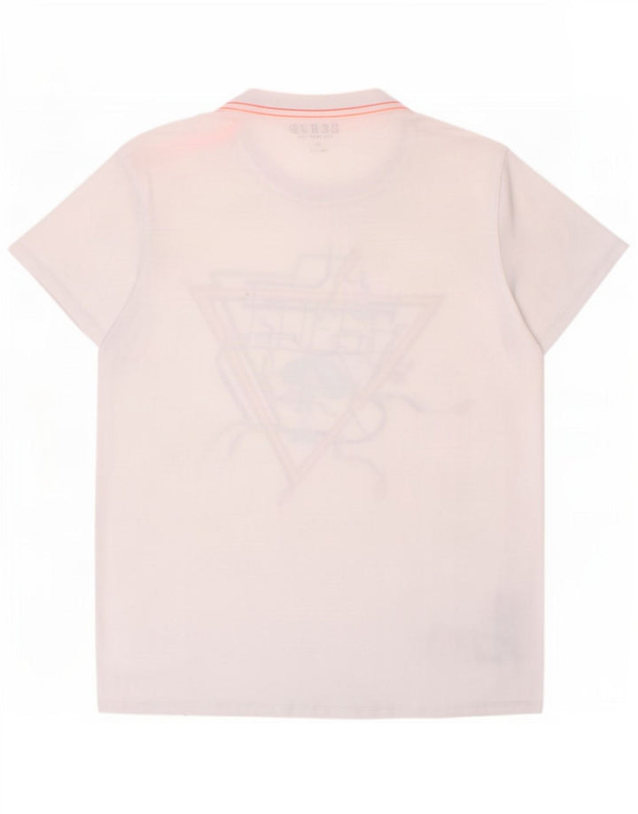 T-shirt grafica da ragazzo Guess 13-14 anni Bianca