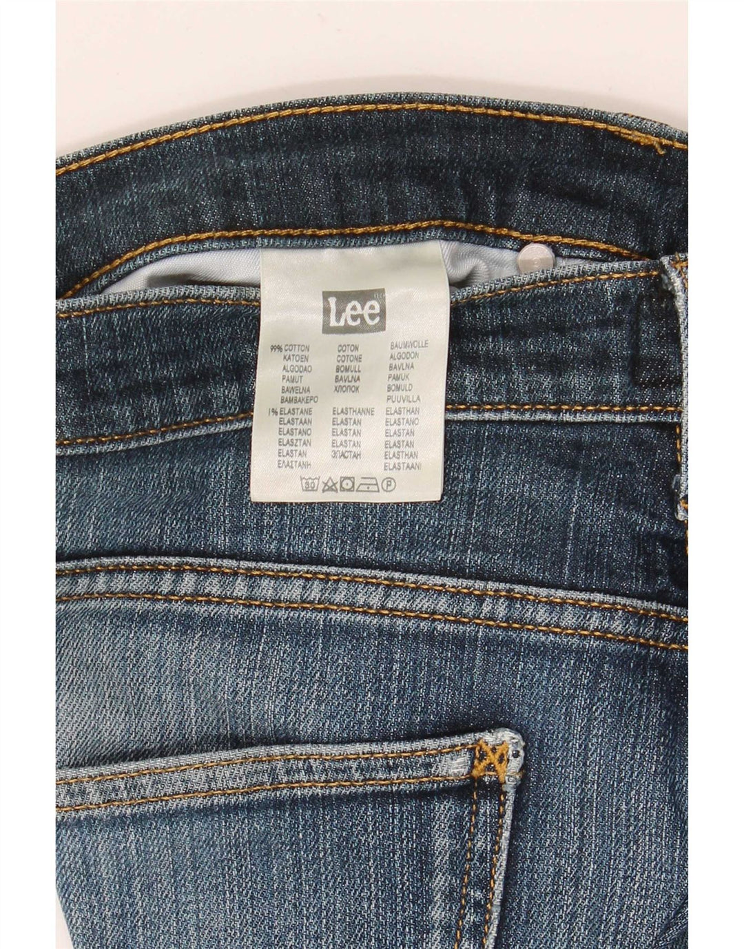 Jeans dritti Lee Blake da uomo W33 L32 cotone blu