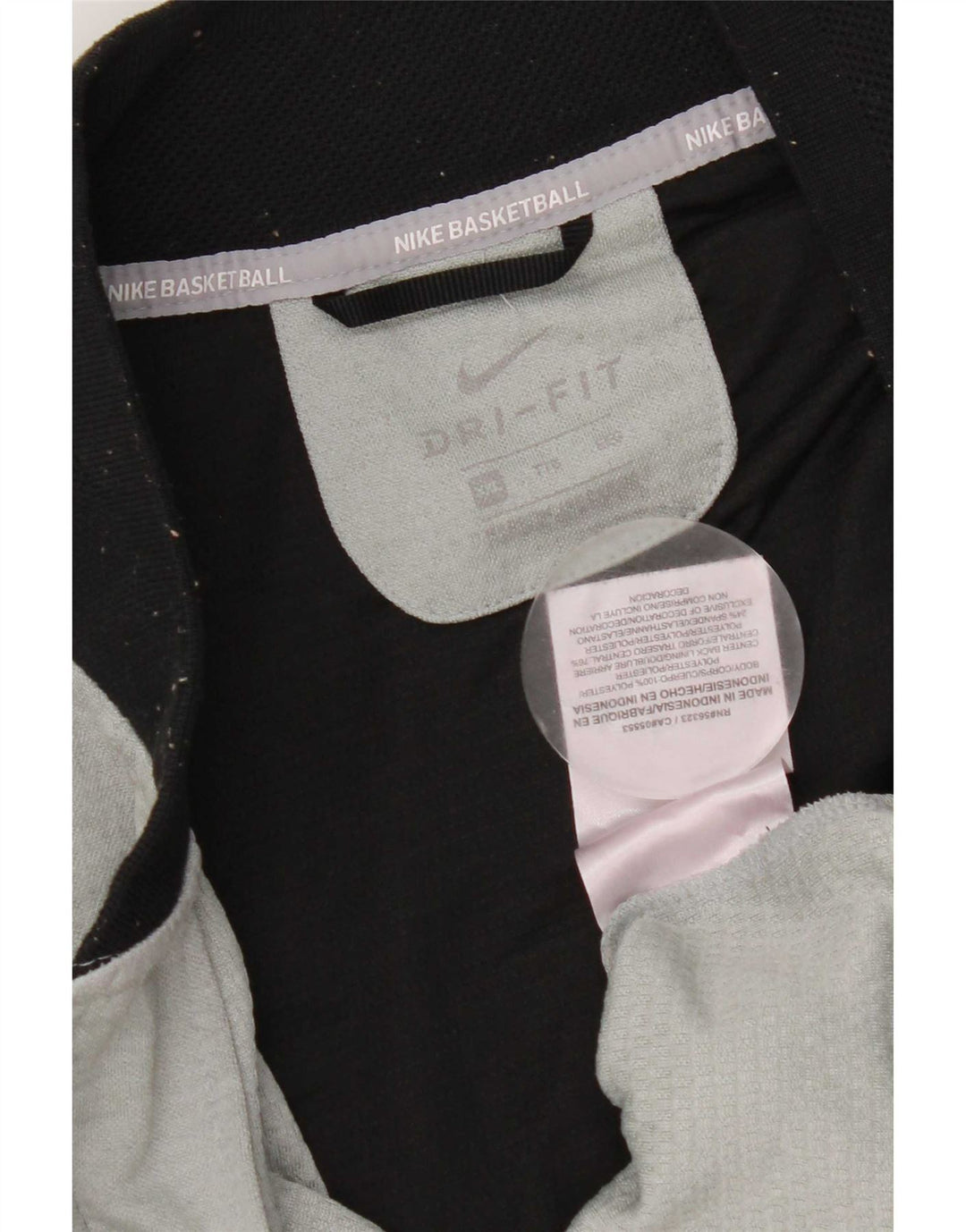 Giacca da tuta Nike Dri Fit da uomo 2XL in poliestere grigio