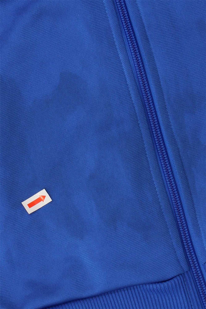 ADIDAS Mens Tracksuit Top Jacket UK 42/44 Large Blue Polyester