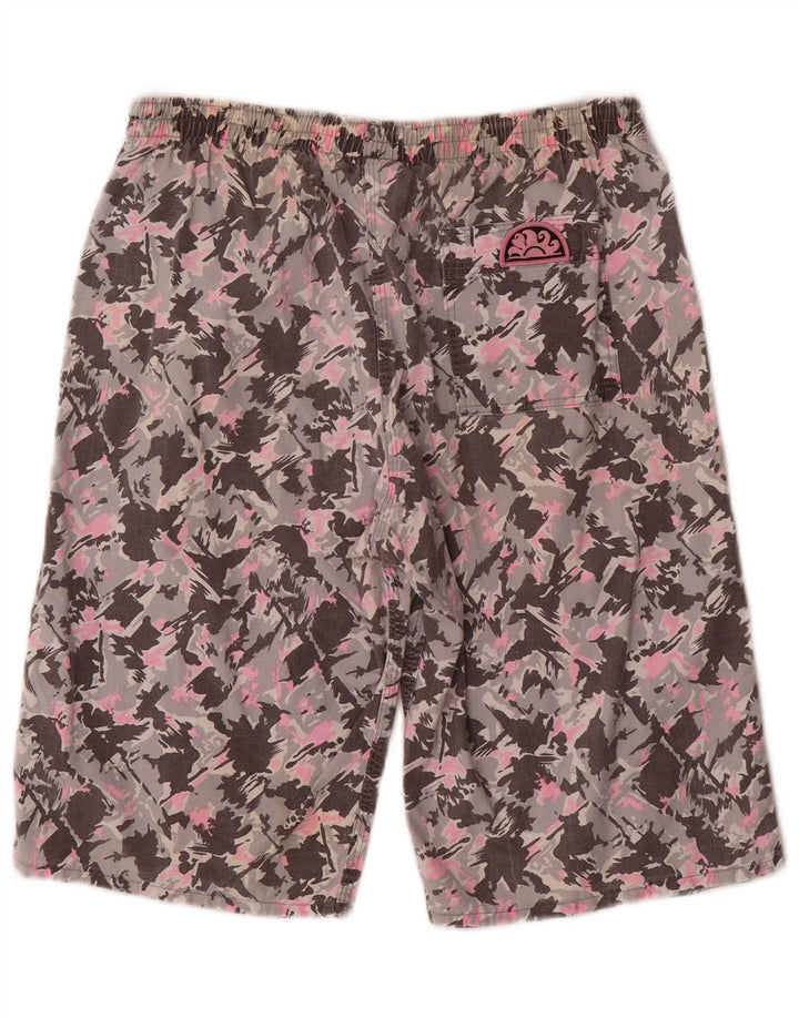 Pantaloncini sportivi da uomo Sundek cotone mimetico medio multicolore
