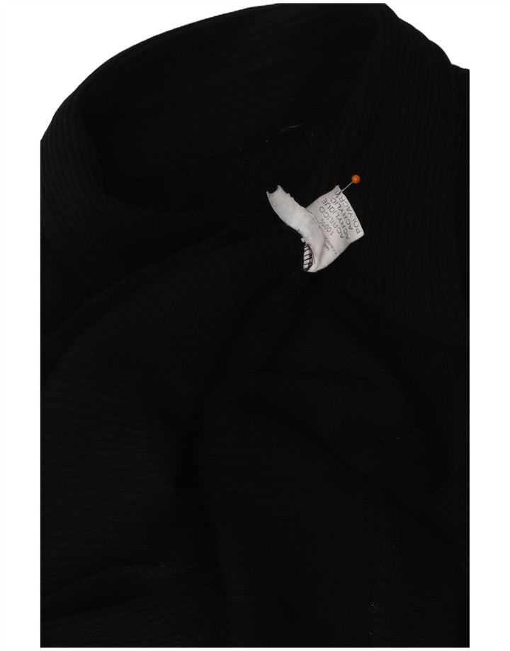 Camicia da donna VINTAGE UK 12 Acrilico nero medio