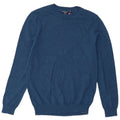 Maglione maglione girocollo da uomo Superdry in cotone blu medio