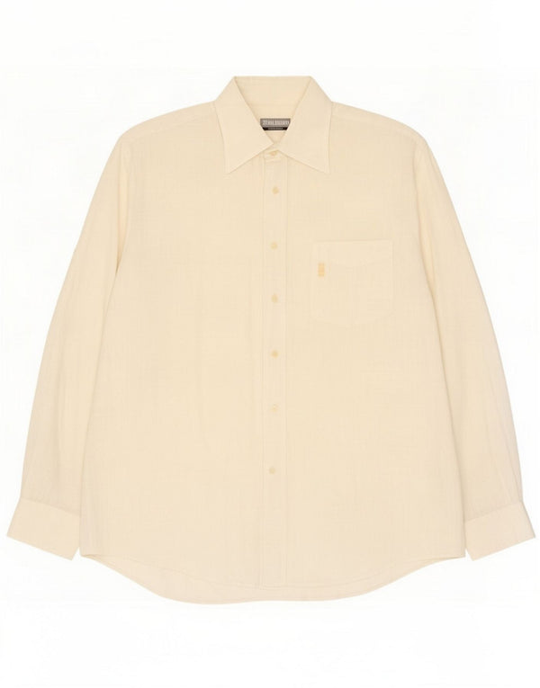Camicia da uomo Pal Zileri XL in lino bianco sporco