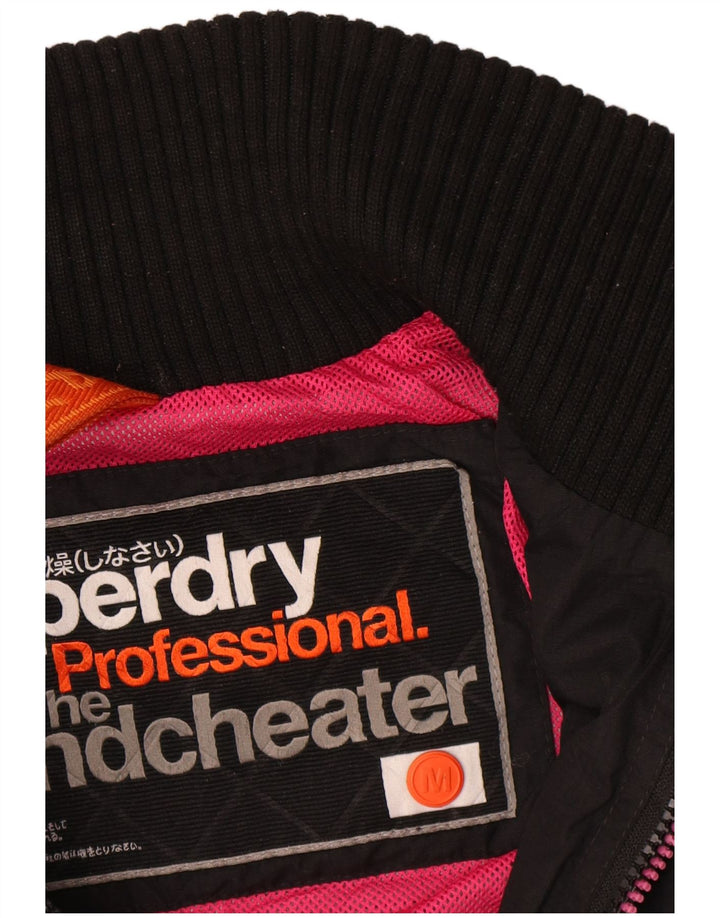 Giacca a vento da donna Superdry The Windcheater UK 14 nylon nero medio