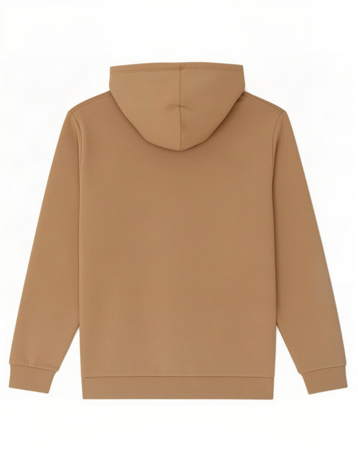 Felpa con cappuccio da uomo Adidas in cotone beige medio