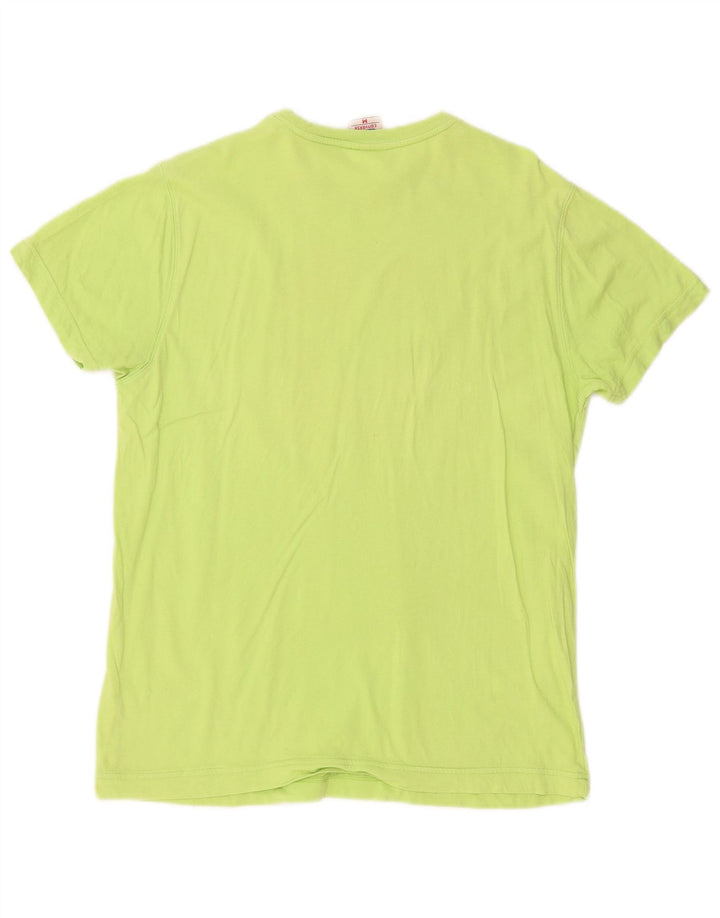 T-shirt grafica da uomo Converse Top in cotone verde medio