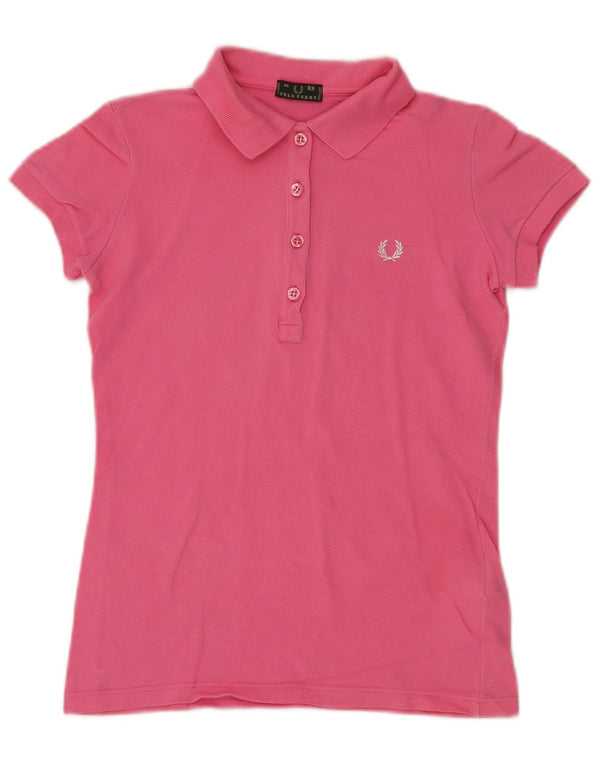 Polo da donna Fred Perry UK 6 XS rosa cotone