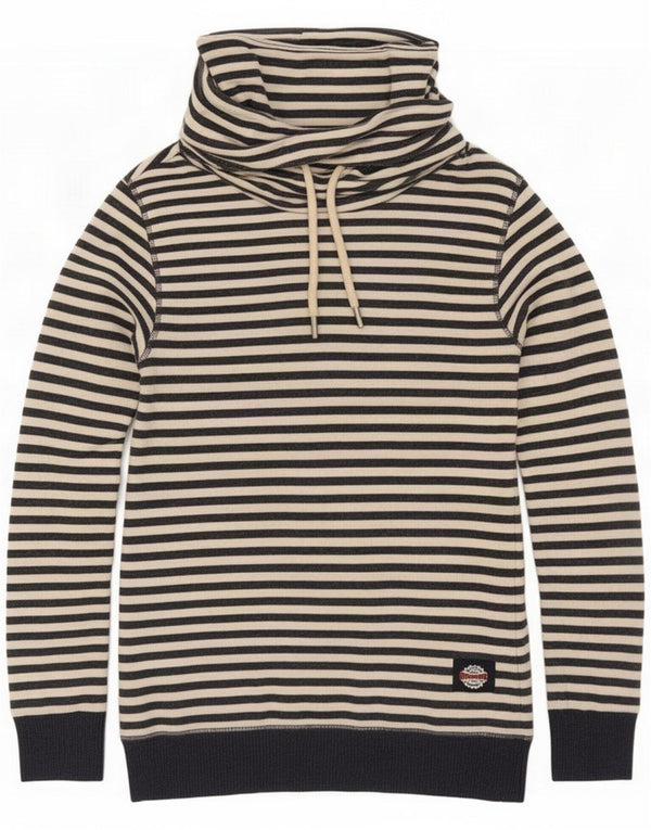 Superdry Felpa da donna Maglione UK 6 XS Cotone a righe blu navy