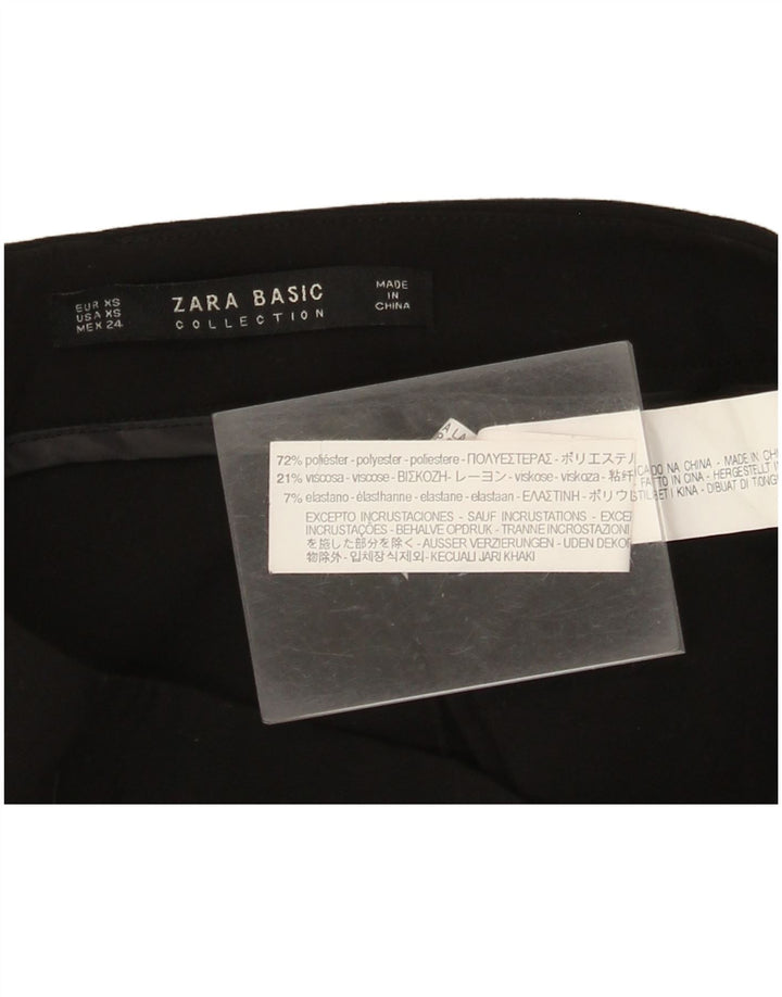 Pantaloncini casual da donna Zara XS W24 poliestere nero