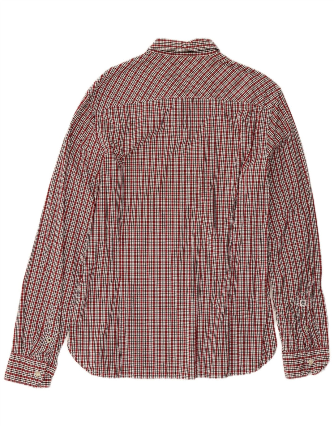 Camicia da uomo Timberland in cotone a quadri rossi grandi
