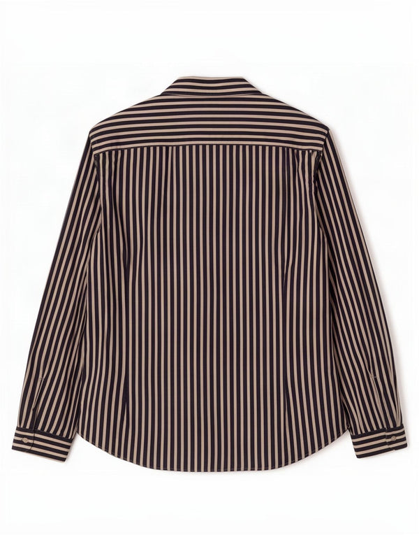 Camicia da uomo Massimo Dutti 2XL a righe blu navy