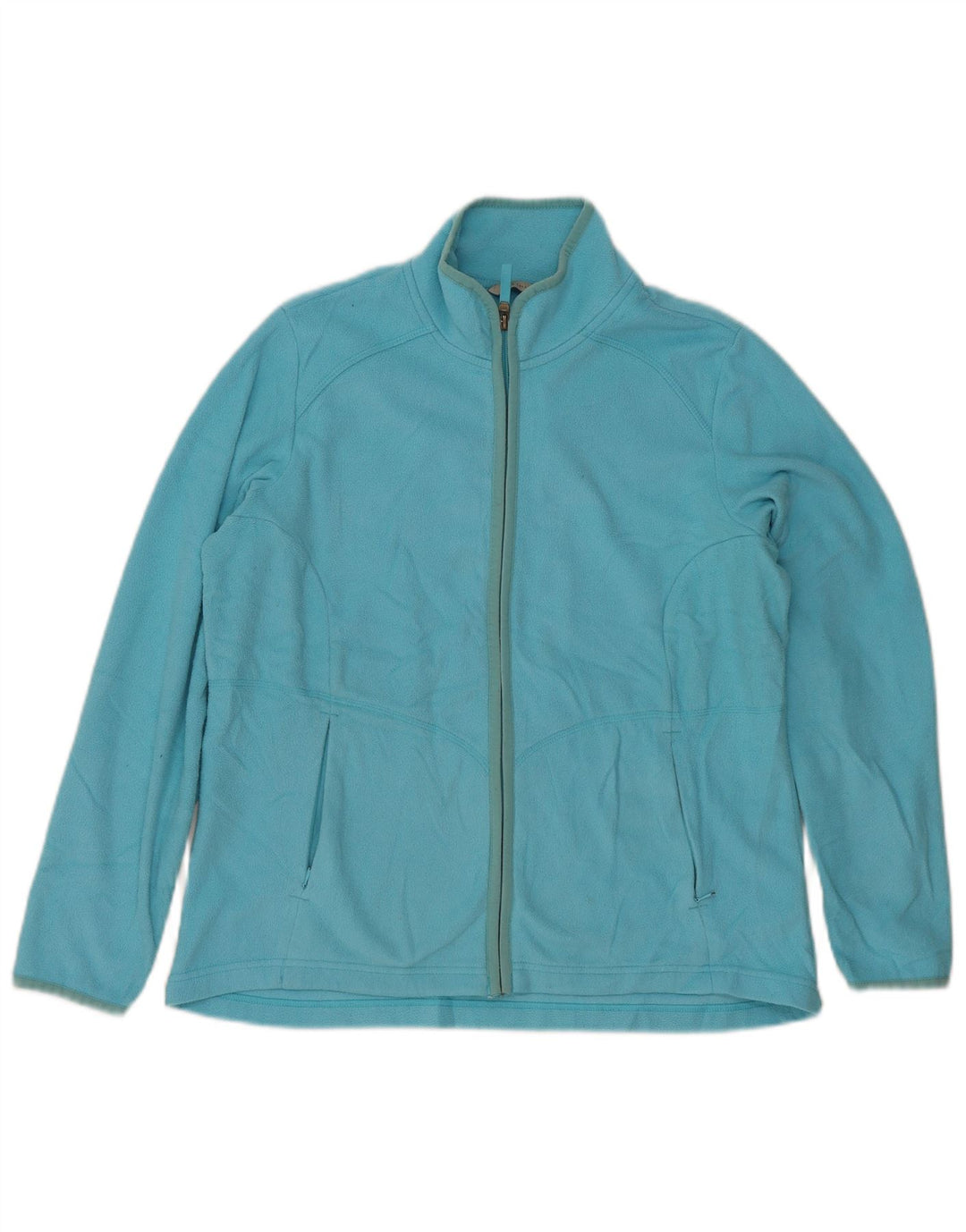 Giacca in pile da donna Marks & Spencer UK 16 grande poliestere blu